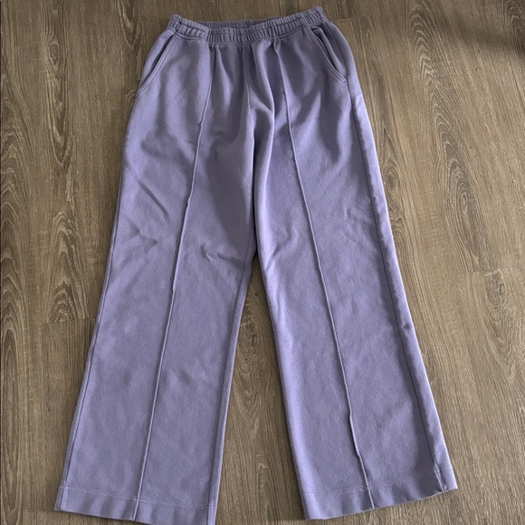 Big Bud Press Wide Leg Sweatpants sz Small light purple